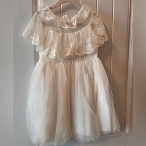 Trish Scully Child White Lace Dress